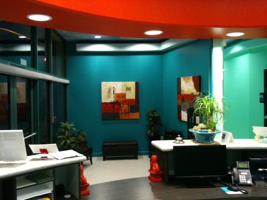 office lobby